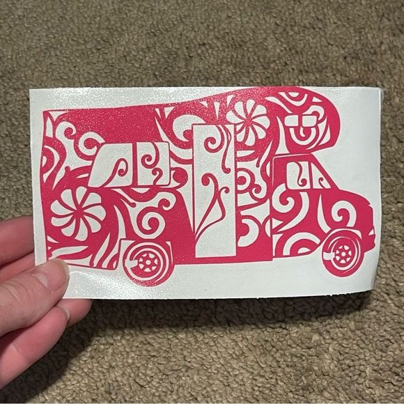 Hippie Van Vinyl Decal - Picture 2 of 10